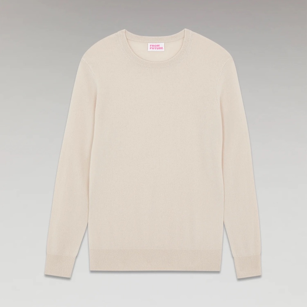 From Future Merino Wool Basic Crewneck Desert Sand - image 1
